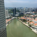 One Raffles Place view to Boat Quay, Singapore River and Parliament in Singapore - Vilesilencer