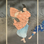 Fujiwara no Yasumasa Playing the Flute by Moonlight