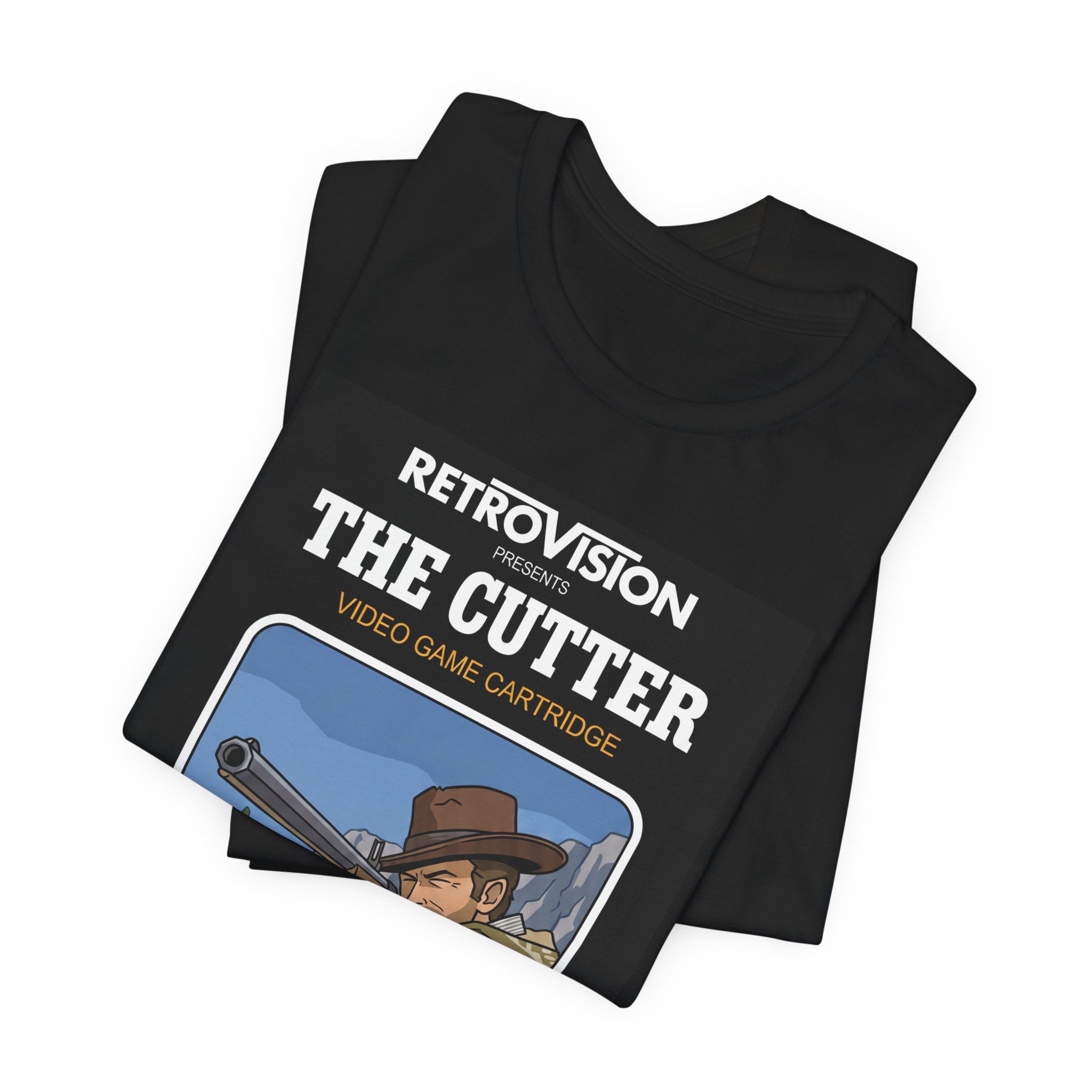 The Cutter Retro T-Shirt: Good Bad Ugly Blondie Spaghetti Western Tee - Image 2