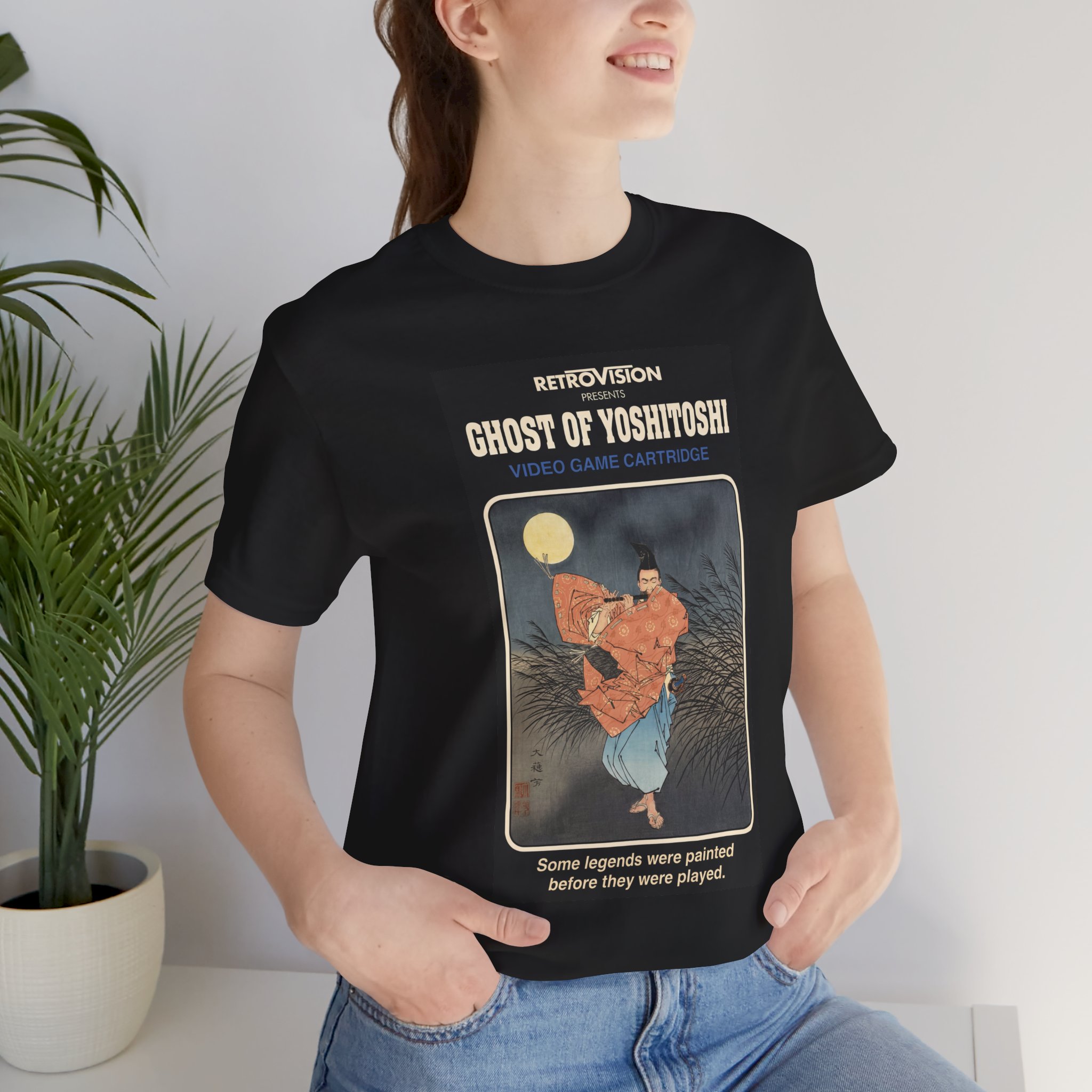 Ghost of Yoshitoshi Retro T-Shirt: Ghost of Tsushima Ukiyo-e Tee - Image 3