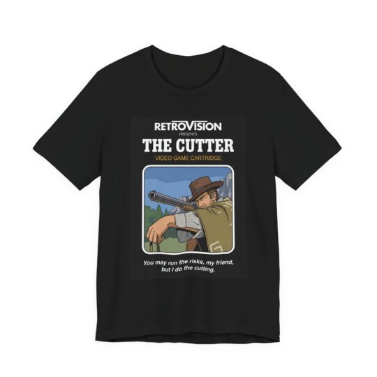 The Cutter Retro T-Shirt: Good Bad Ugly Blondie Spaghetti Western Tee