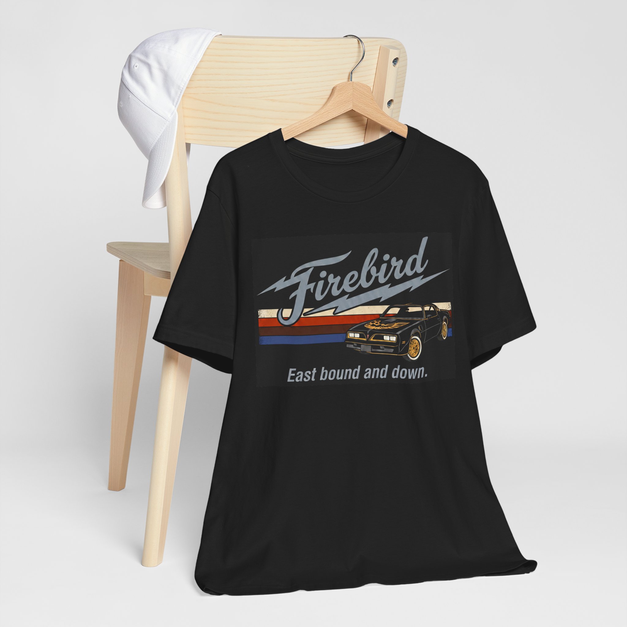 Firebird Retro T-Shirt: 1977 Pontiac Trans Am Tee Inspired by Smokey and the Bandit - Image 5