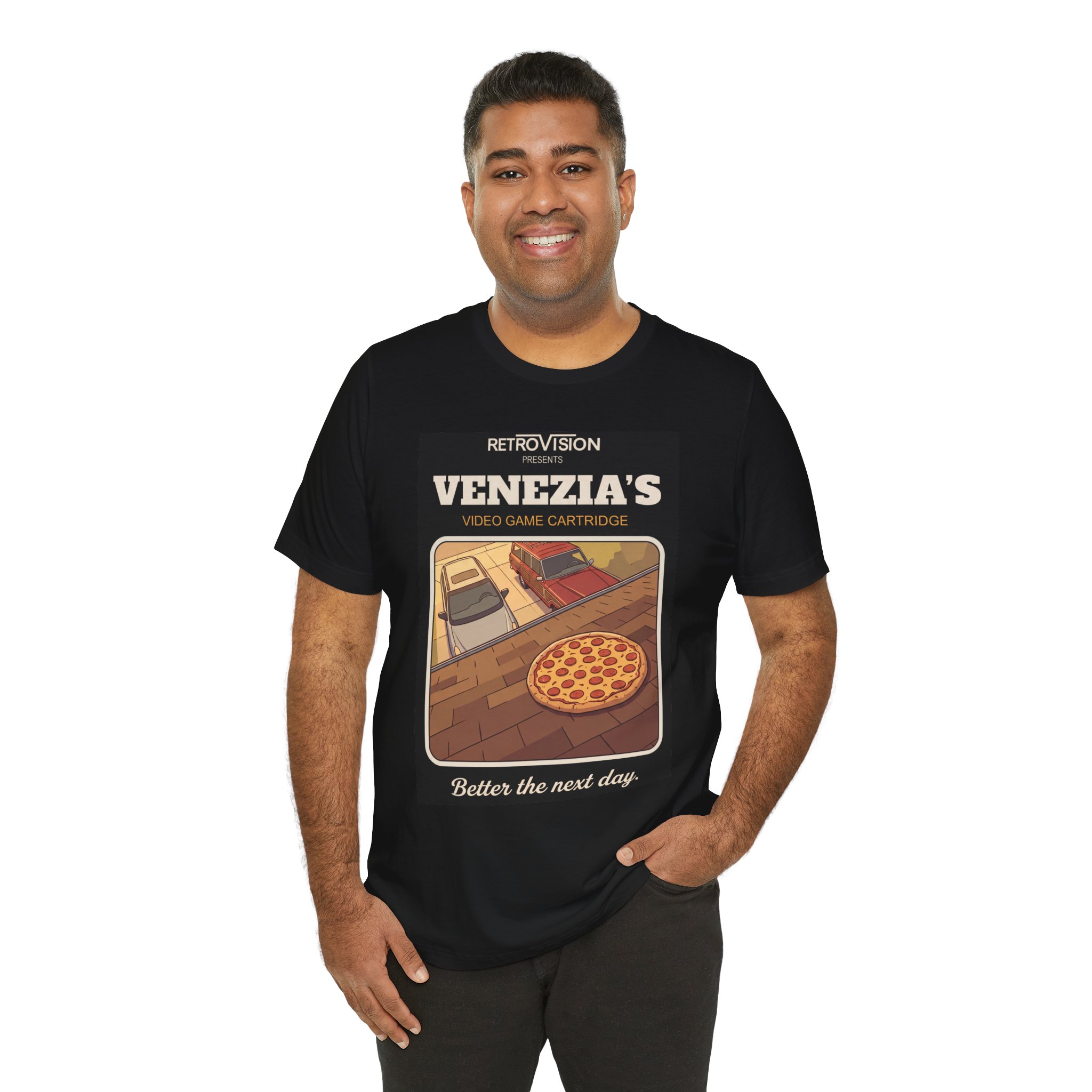 Venezia's Retro T-Shirt: Breaking Bad Heisenberg Pizza Tee - Image 4
