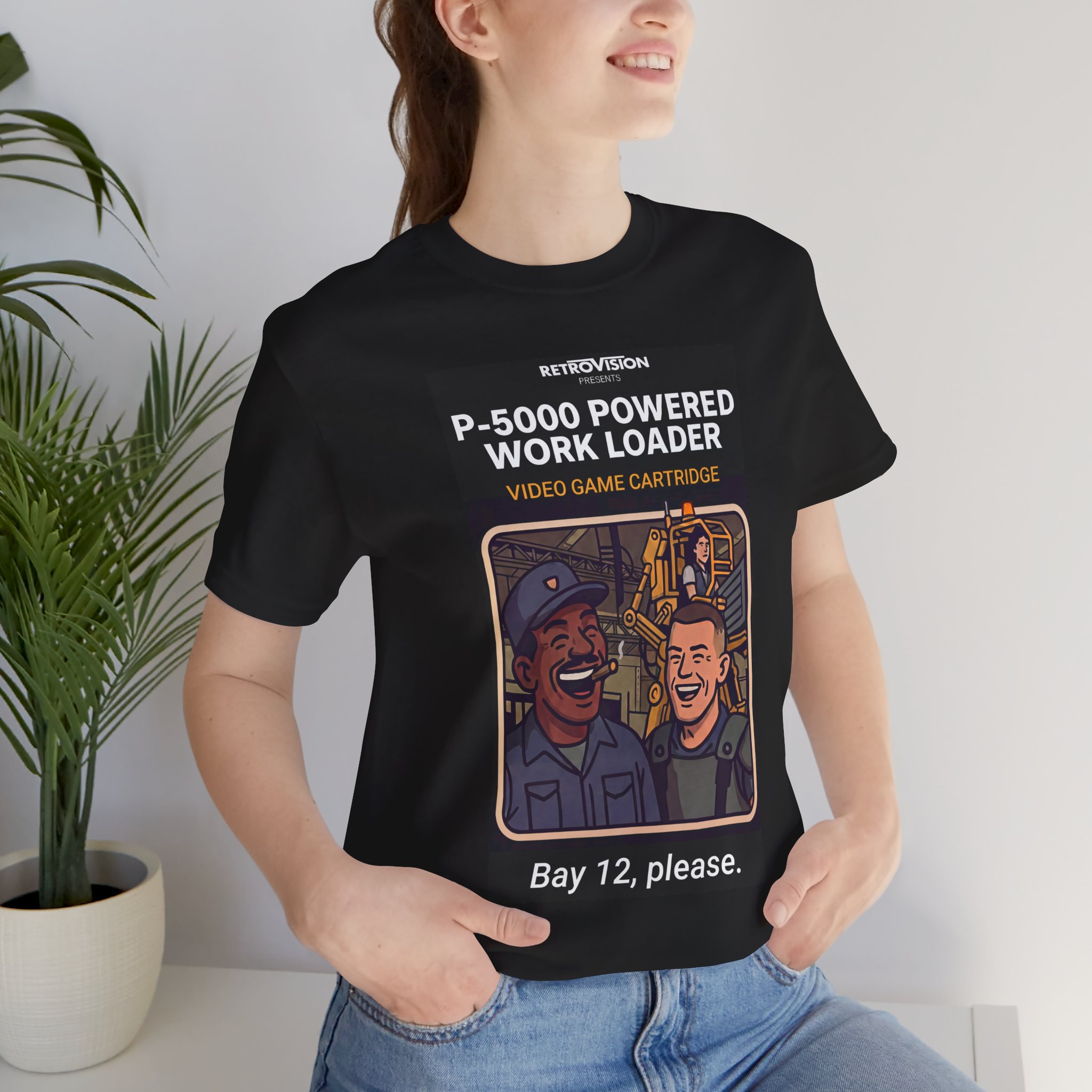 Powerloader Retro T-Shirt: Aliens P-5000 Sci-Fi Tee - Image 3