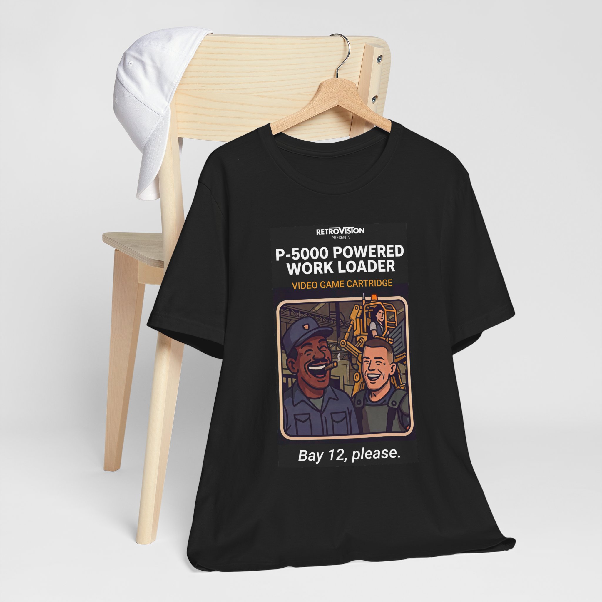 Powerloader Retro T-Shirt: Aliens P-5000 Sci-Fi Tee - Image 5