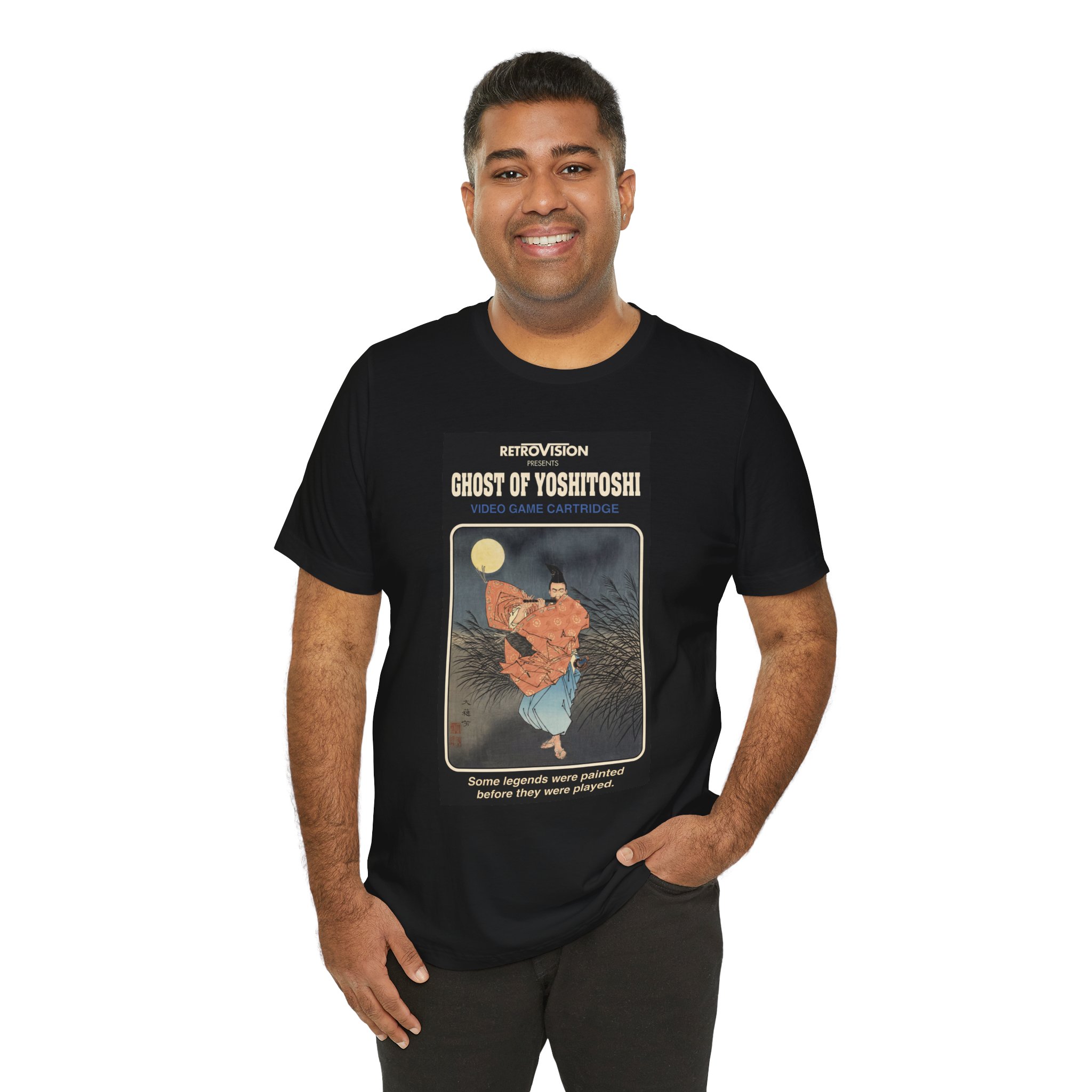 Ghost of Yoshitoshi Retro T-Shirt: Ghost of Tsushima Ukiyo-e Tee - Image 4