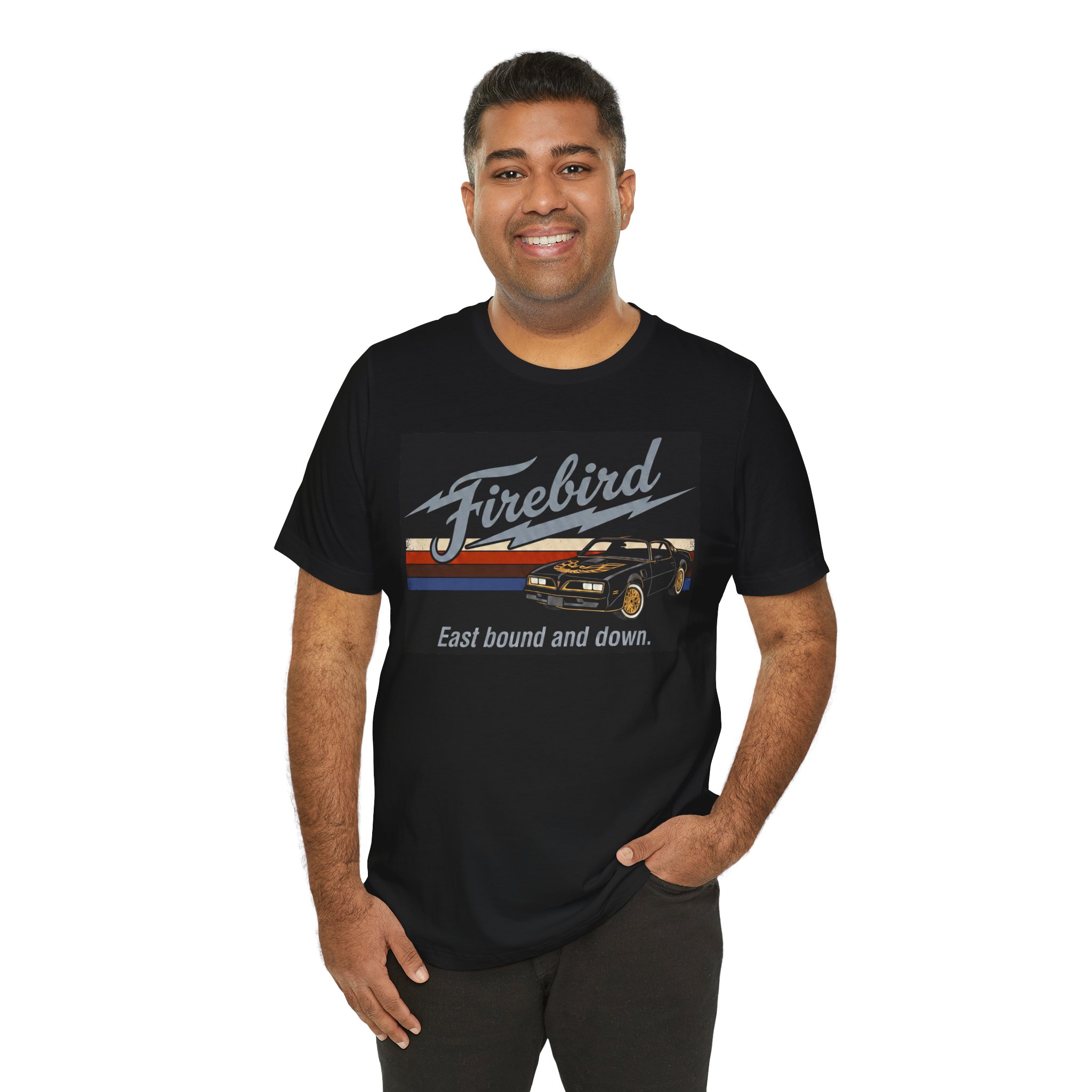 Firebird Retro T-Shirt: 1977 Pontiac Trans Am Tee Inspired by Smokey and the Bandit - Image 4