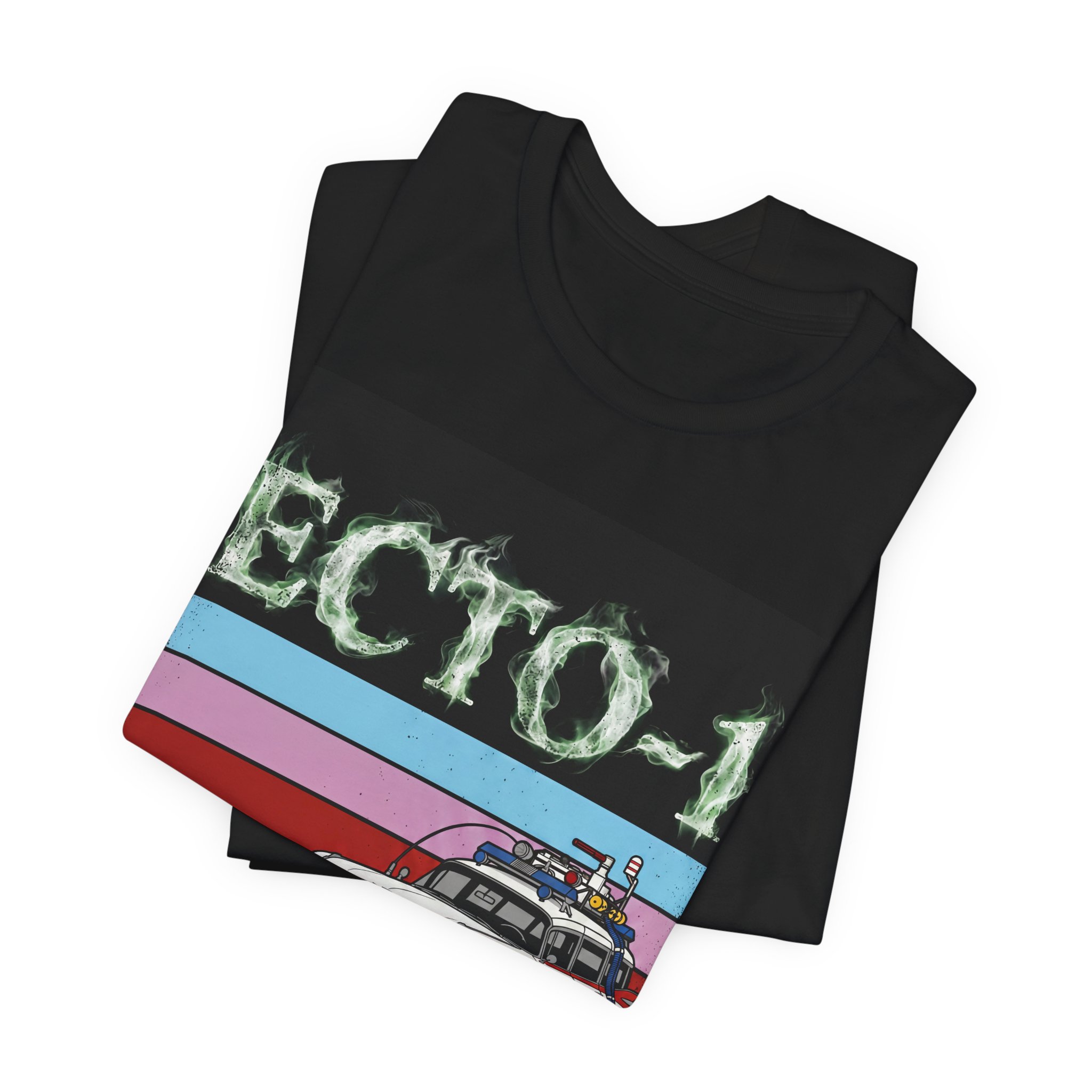 ECTO-1 Retro T-Shirt: Ghostbusters 1959 Cadillac Tee - Image 2
