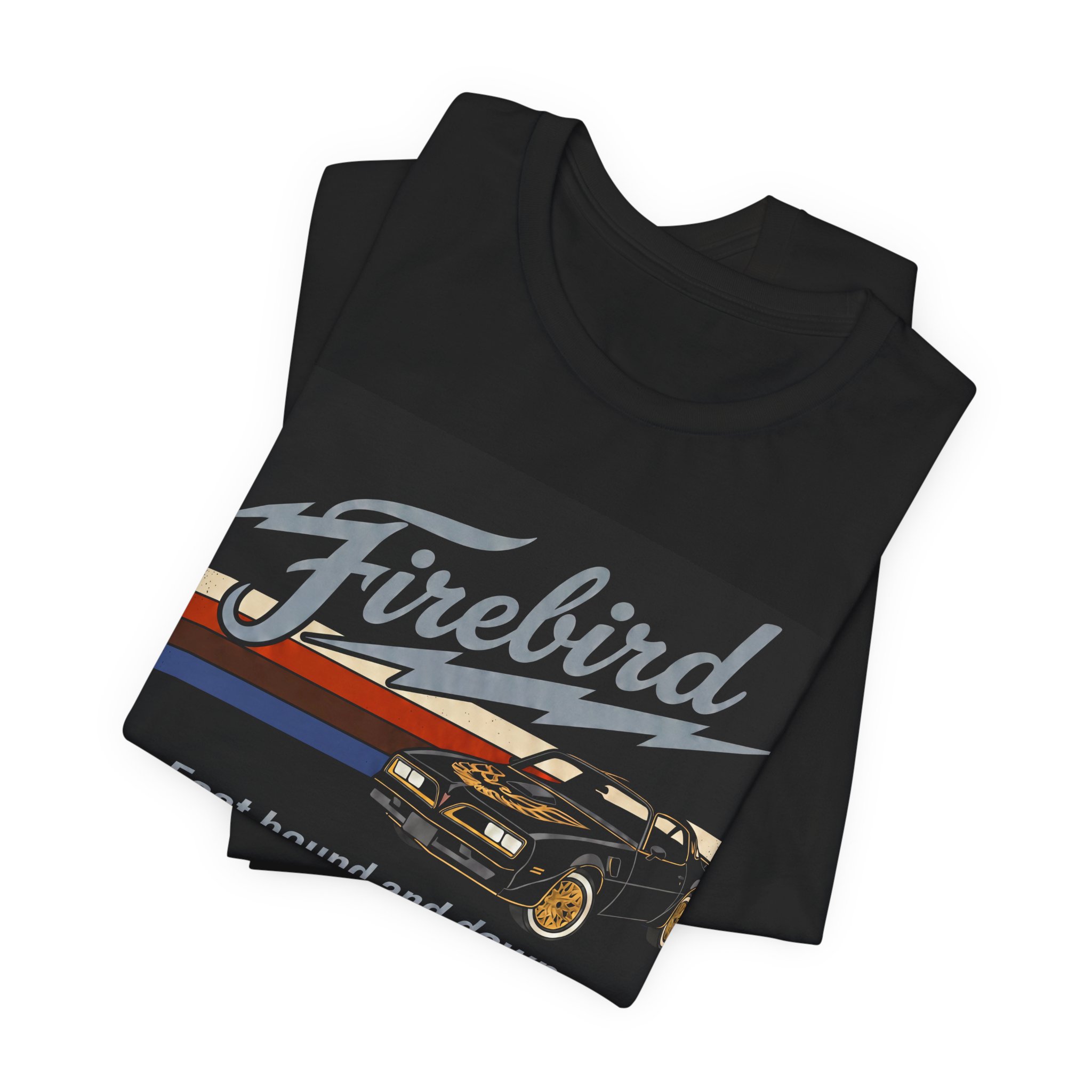 Firebird Retro T-Shirt: 1977 Pontiac Trans Am Tee Inspired by Smokey and the Bandit - Image 2