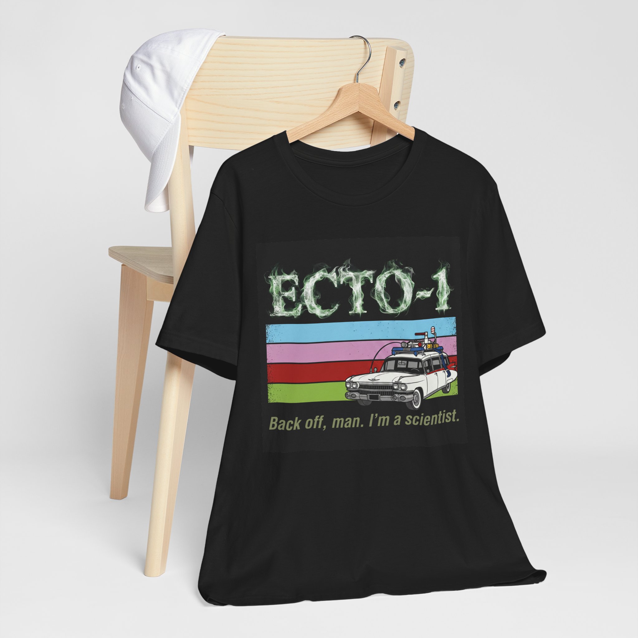 ECTO-1 Retro T-Shirt: Ghostbusters 1959 Cadillac Tee - Image 5