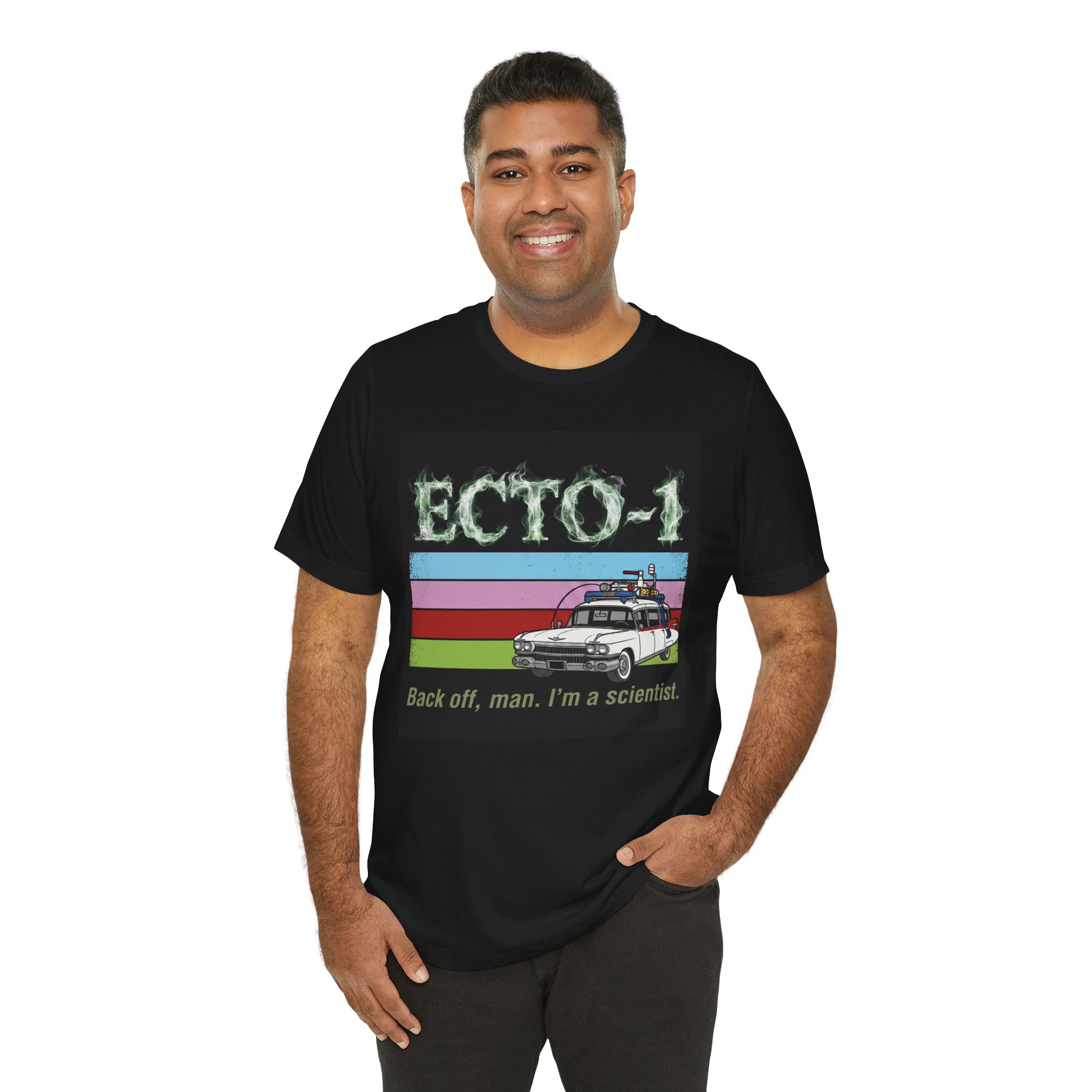 ECTO-1 Retro T-Shirt: Ghostbusters 1959 Cadillac Tee - Image 4