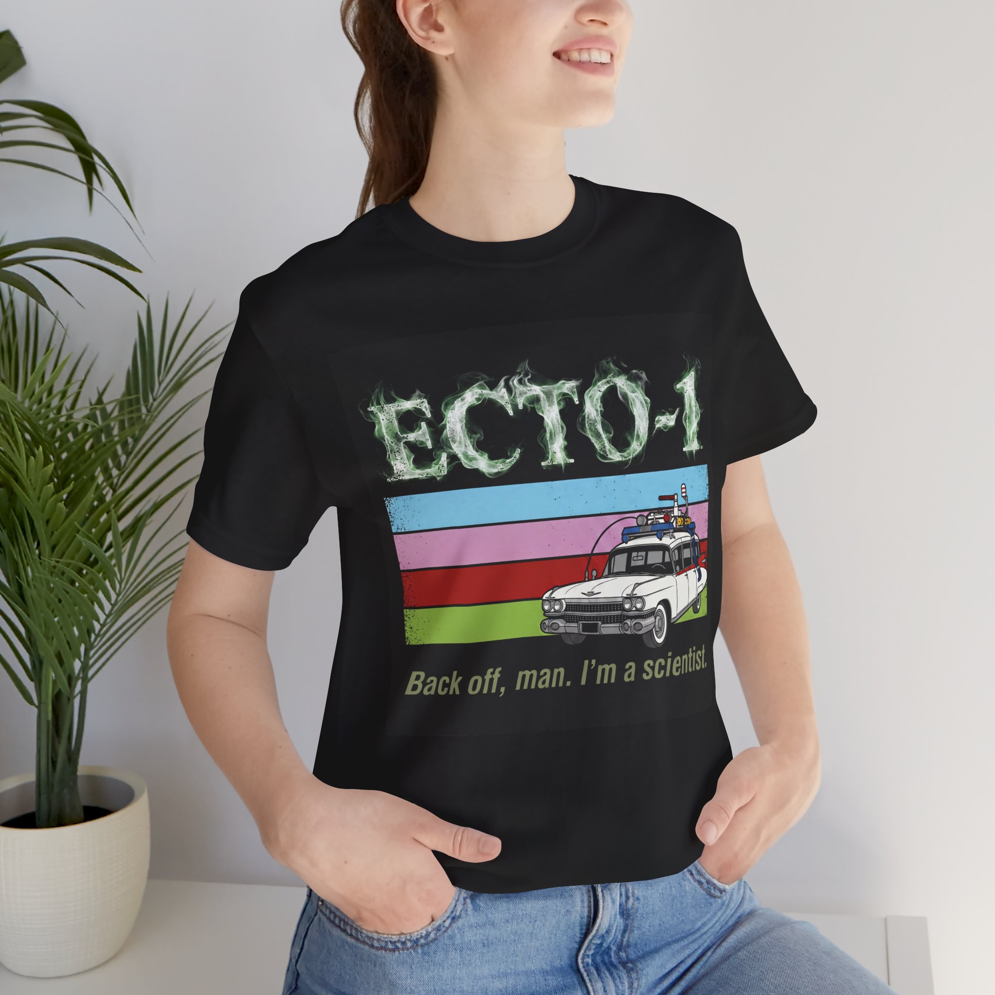 ECTO-1 Retro T-Shirt: Ghostbusters 1959 Cadillac Tee - Image 3