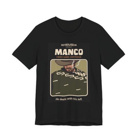 Manco Retro T-Shirt: Dollars Trilogy Man With No Name Tee