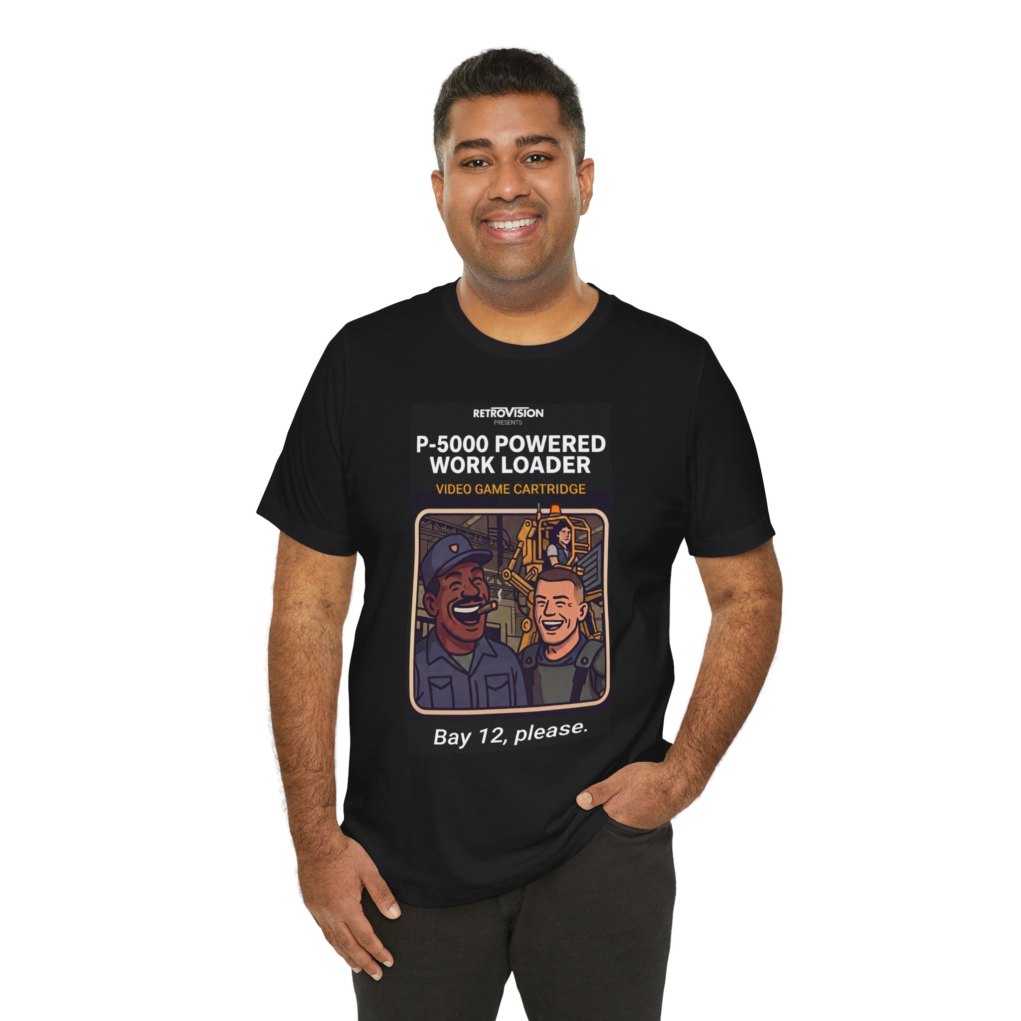 Powerloader Retro T-Shirt: Aliens P-5000 Sci-Fi Tee - Image 4