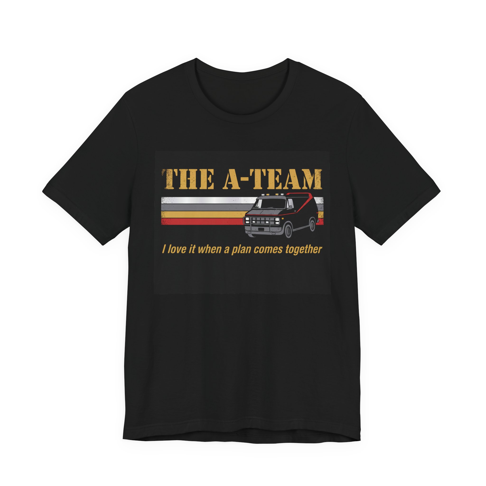 A-Team Retro T-Shirt: Retro Graphic Van Tee for 80s TV Fans