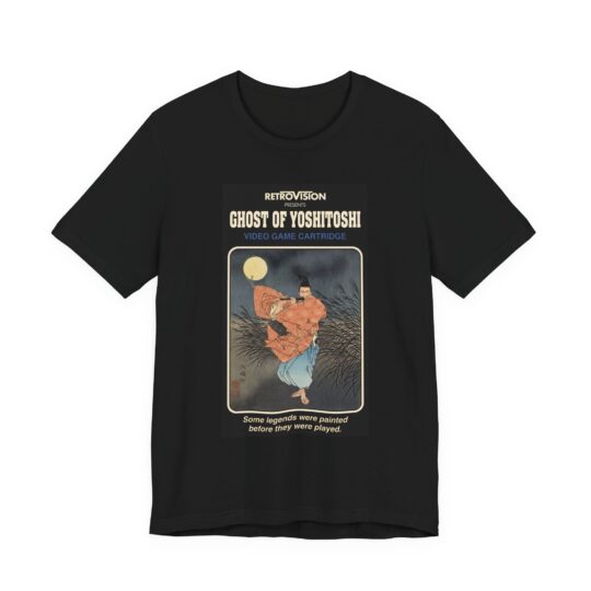 Ghost of Yoshitoshi Retro T-Shirt: Ghost of Tsushima Ukiyo-e Tee