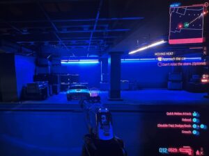 Cyberpunk 2077 Moving Heat Mission: Truck Parks Opposite Charon Sports Car