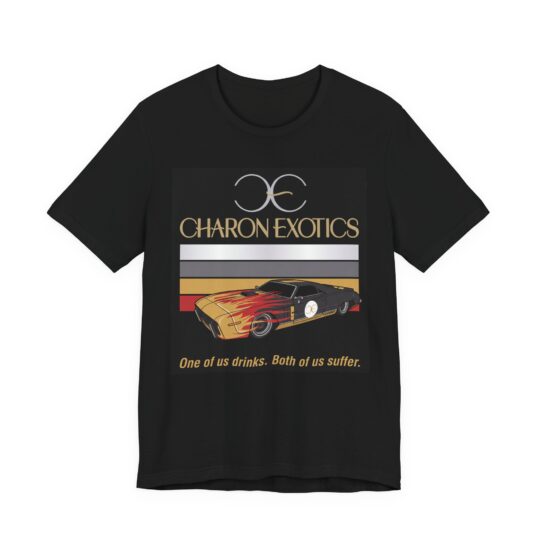 Charon Exotics Retro T-Shirt: Cyberpunk 2077 Night City Tee