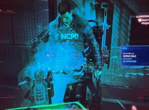 Cyberpunk 2077 Clampdown Cyberpsycho Cop in Mechsuit Darius Bale
